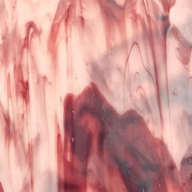 Mississipi River Glass 1008 S Blanc rouge opaque