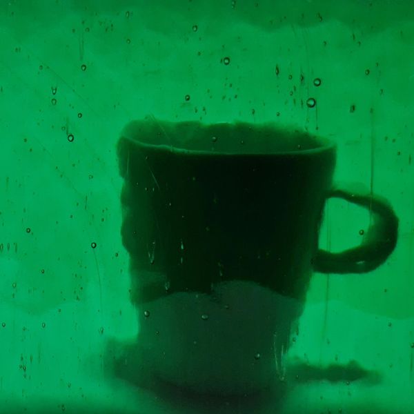 Mississipi River Glass 4000 C Vert foncé translucide structuré