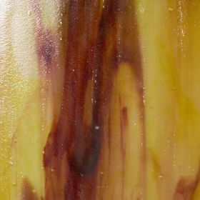 Mississipi River Glass 7009 S Jaune rouge foncé semi-translucide