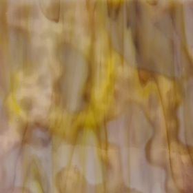 Mississipi River Glass 7040 M Rose jaune blanc semi-translucide