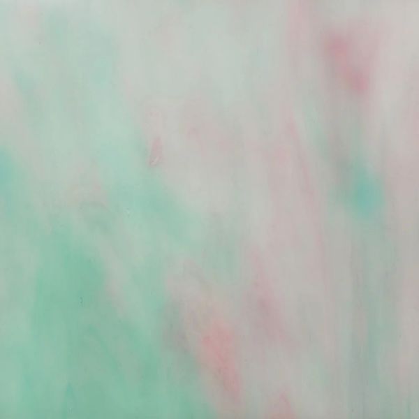 Mississipi River Glass 7006 S Turquoise blanc rouge rose opaque