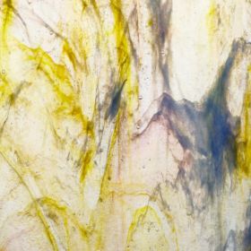 Mississipi River Glass 7019 S Bleu jaune violet semi-translucide