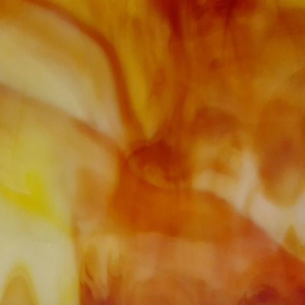 Mississipi River Glass 2006 S Jaune rouge blanc opaque