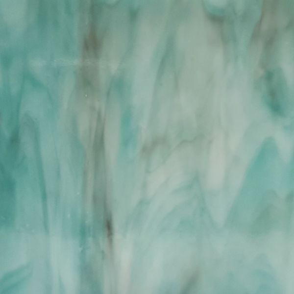 Mississipi River Glass 5013 S Turquoise blanc violet opaque