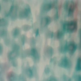 Mississipi River Glass 7034 M Turquoise blanc violet semi-translucide