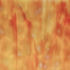 Mississipi River Glass 1017 M Orange blanc rouge semi-translucide