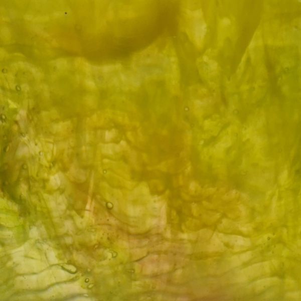 Mississipi River Glass 7093 R Jaune vert opaque texturé