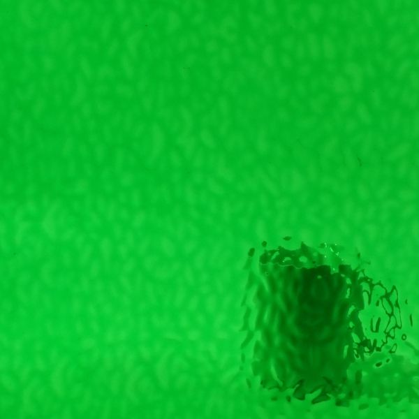 Wissmach 343 Hammered Translucide vert moyen texturé