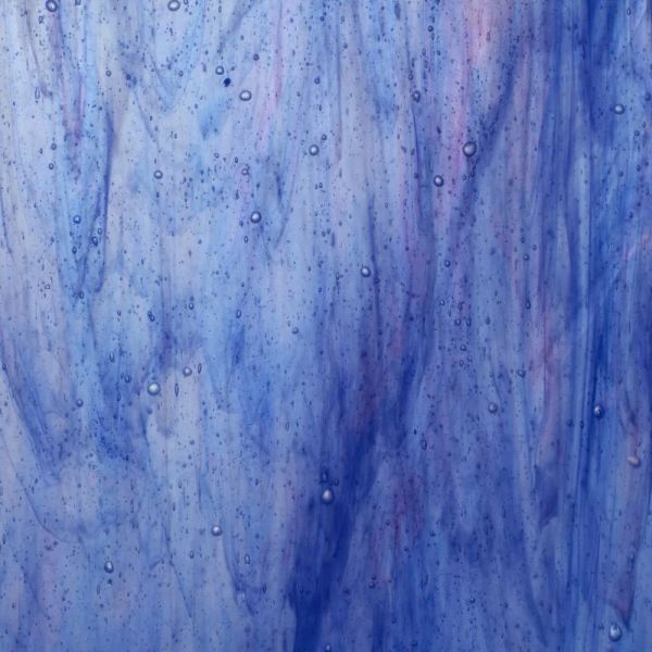 Mississipi River Glass 6002 R Bleu marron rose semi-translucide