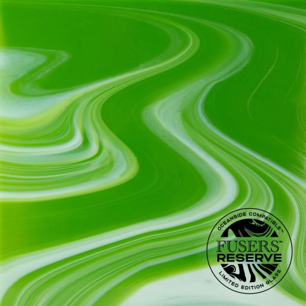 Oceanside Fusers Reserve 80 Brimstone Butterfly vert translucide avec opaque