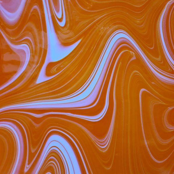 Oceanside Fusers Reserve 98 Creamside Orange transparent avec opal jaune