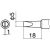 Hakko panne de rechange T19-D5