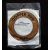 Ruban cuivre 6.4mm Noir (Edco). 1/4" x 33m