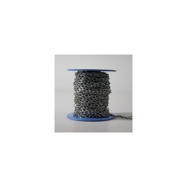 Chaînette à  petits maillons argentés. Prix le mètre