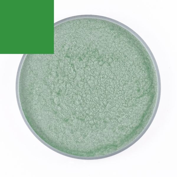 Fritte v.float 0076. Vert chrome transparent. Pot 250gr. COE 82